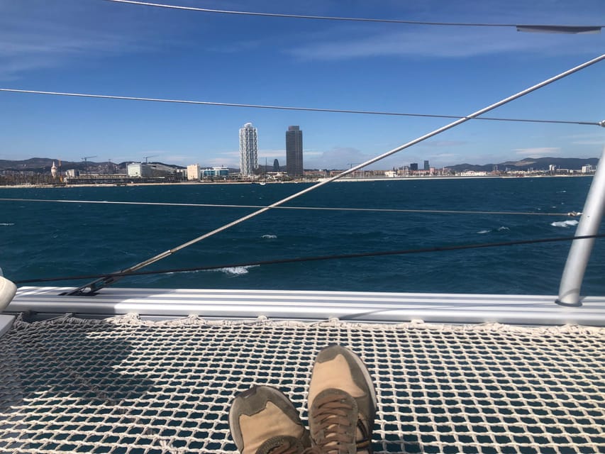 Barcelona: Shared cruise on luxury catamaran Drinks + Snacks - Stop-by-Stop: How the 90 Minutes Play Out on the Water