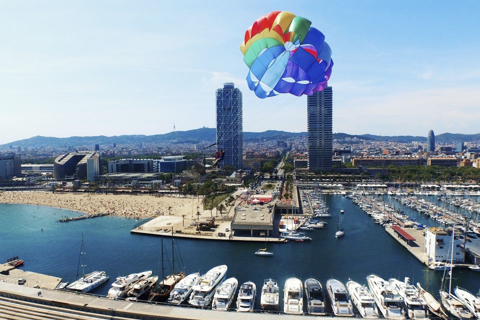 Barcelona: Small-Group Parasailing Experience - Port Fòrum: Why This Side of Barcelona Works So Well