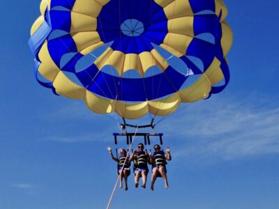 Barcelona: Small-Group Parasailing Experience - Getting There: Carrer Port Esportiu 22P and Brutal Wapersports