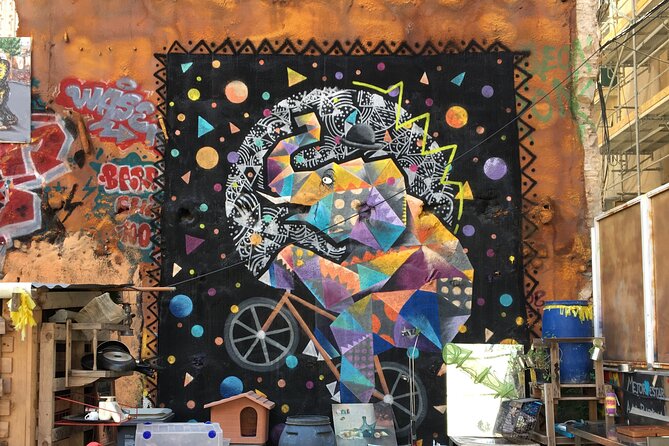 Barcelona Street Art Tour with Exclusive Artist Studios Visit - BienCuadrado studio visit and the Canal Gallery ending