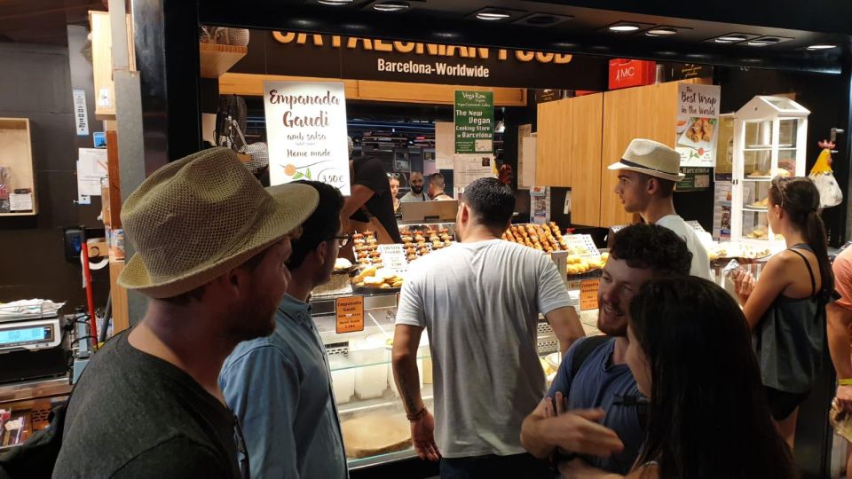 Barcelona: Street Food & Sightseeing Tour with Local Market - Catalan Classics You’ll Taste: From Jamón to Patatas Bravas