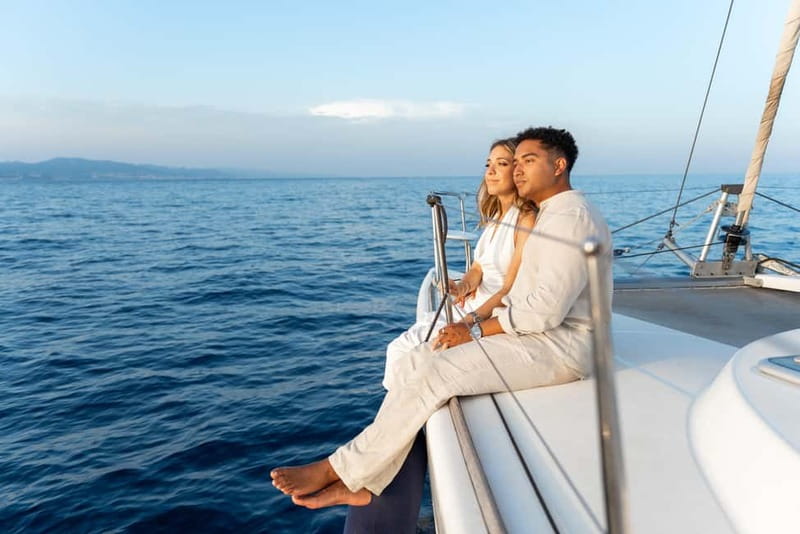 Barcelona: Sunset Catamaran Cruise with Wine and Tapa - The catamaran setup: comfort plus real freedom to roam