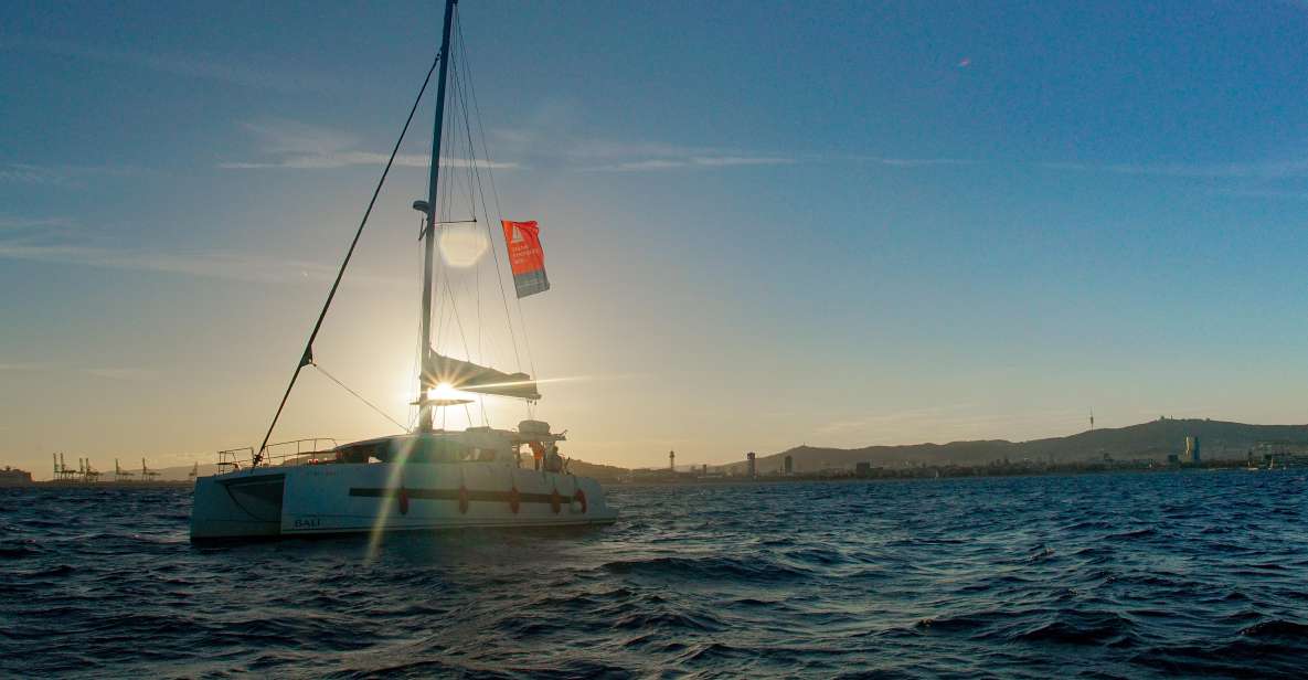 Barcelona: Sunset Catamaran Experience w/ optional Dinner - Small group on a shared catamaran: how that changes the vibe