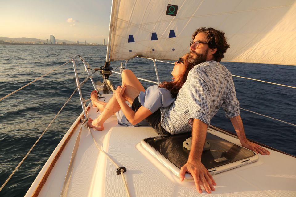 Barcelona: Sunset Live Sax and Sailing Experience with Tapas - Two Hours of Sunset Views From the Mediterranean