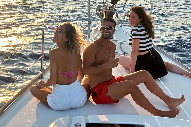 Barcelona Sunset Sailing Cruise from Port Olímpic with Open Bar - The Commercial Port and the White Drawbridge Detail