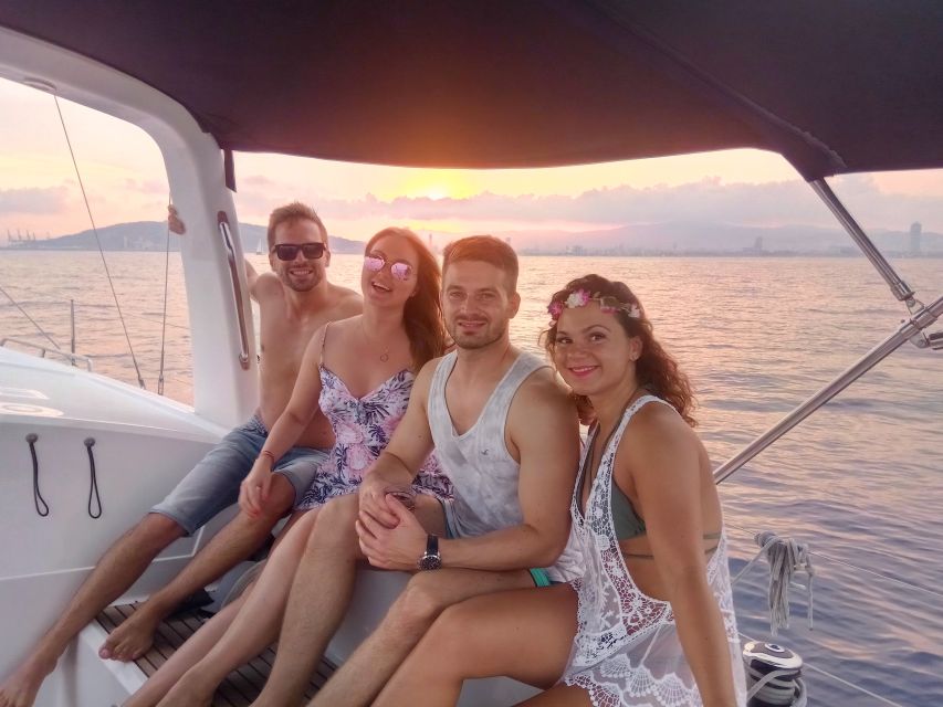 Barcelona: Sunset Sailing Tour with Open Bar & Snacks - Safety Briefing and First Skyline Pass-Bys: Fast Orientation, Big Payoff