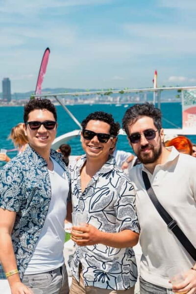 Barcelona: The Original Barcelona Boat Party - Where You Meet: The Coconut Club Under the Giant Goldfish