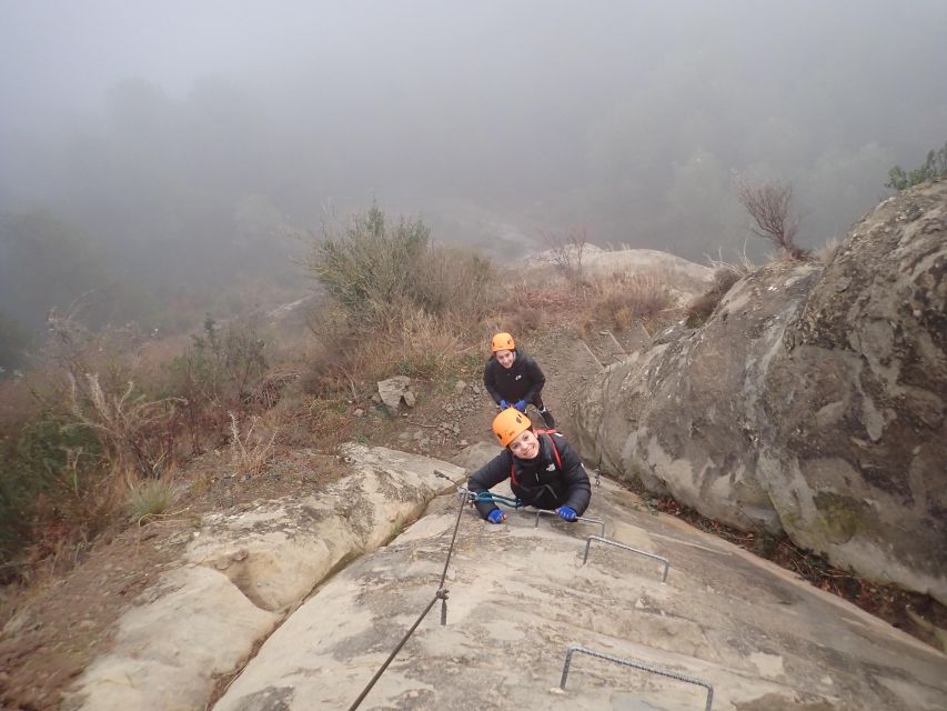 Barcelona: Via Ferrata Baumes Corcades in Centelles - The Arania Guides and the Small-Group Difference