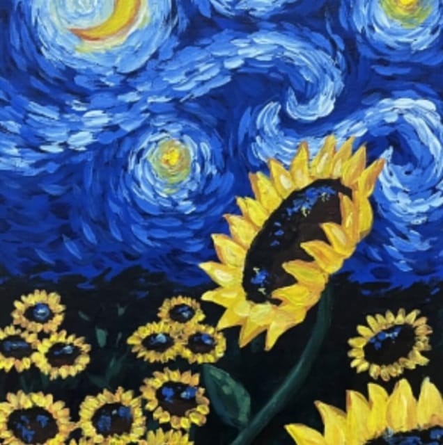 Barcelona: Wine and Van Gogh Paint and Sip Painting Class - The wine tasting part: why it helps more than you’d think