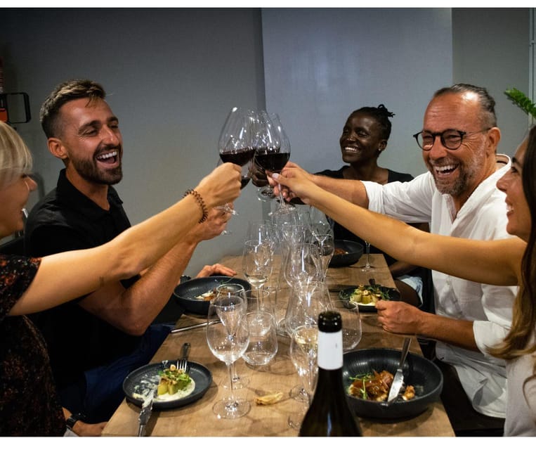 Barcelona: Wine Tasting and Tapas 5-Course Pairing Dinner - The 5-course tapas + 5 wine tastings: what each part is doing
