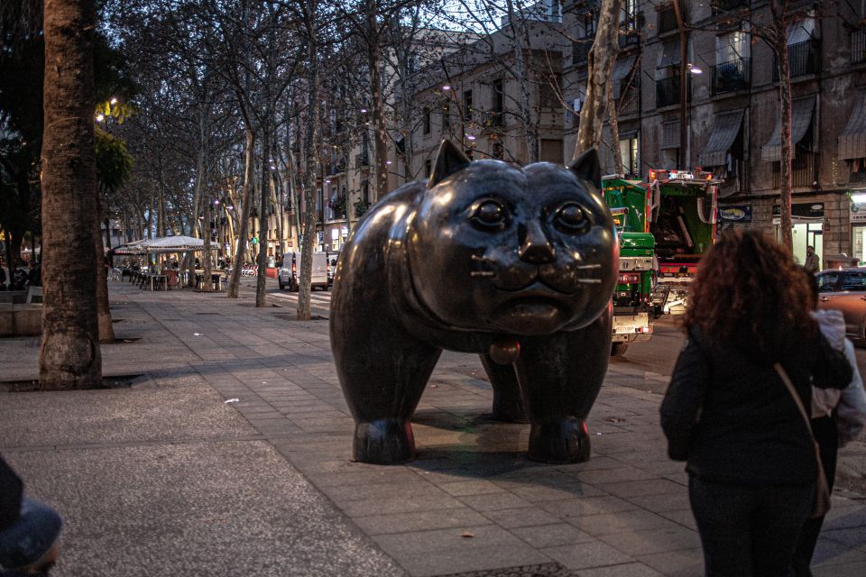 Barcelona's Dark History Walking Tour in El Raval - The Three Chimneys and Jardins de les Tres Xemeneies Finish