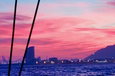 Bike and Sailing Tour in Barcelona - Leaving the bikes behind: Port Olímpic and Anclademia’s nautical setting