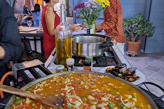 Catalan Paella Cooking Class with Small Group in Barcelona - The kitchen setting: restored materials and a space worth noticing