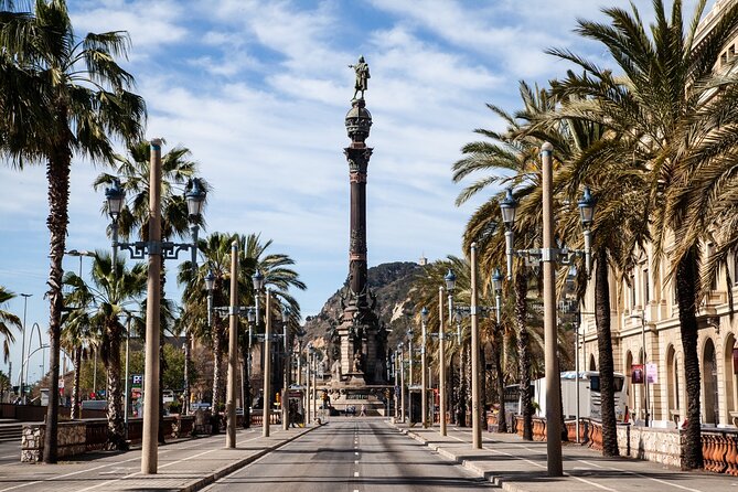 Columbus Monument Access With Barcelona Seaside Guided Tour - Columbus Monument: included elevator access and a view you can pace yourself with