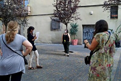Crimes the tour through the Dark Side of Barcelona - Queen Amàlia’s prison square and George Orwell’s Civil War connection