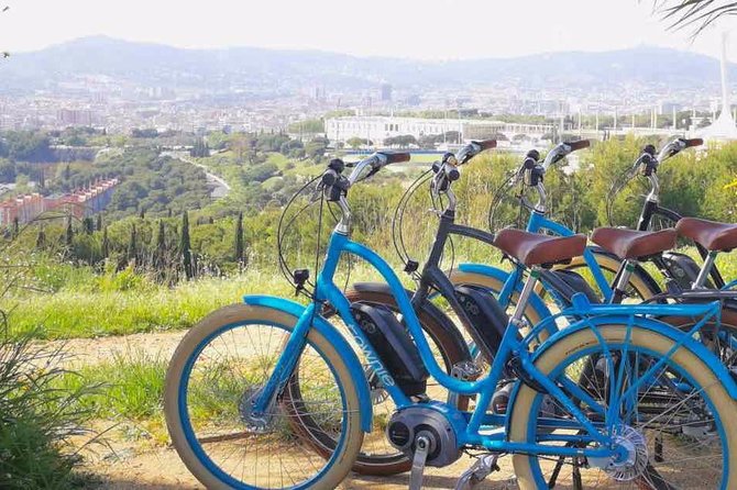 E-Bike tour in Barcelona with English Guide - Helmet, water, and the pre-ride traffic lesson