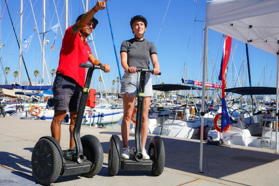 Enjoy a Guided Segway Tour in Barcelona - Entering Barcelona’s sights from the old port side
