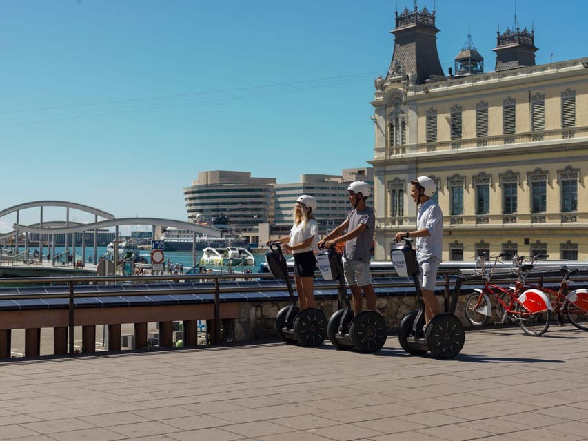 Enjoy a Guided Segway Tour in Barcelona - Port Olimpic skyline views: Torre Mapfre and Hotel Arts