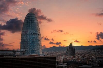 Entrance to the Mirador Torre Glories Barcelona - Up to 30th floor (125m): how to get the best from the 360º views