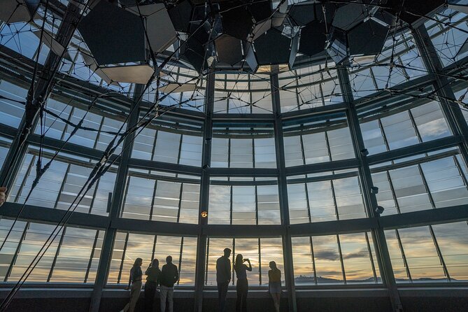 Entrance to the Mirador Torre Glories Barcelona - Practical tips for a smooth visit (headphones, Wi‑Fi, and time slots)