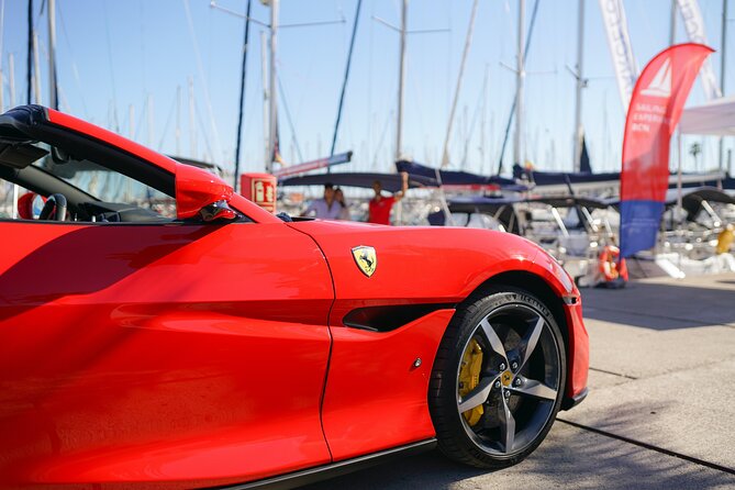 Ferrari Car Driving & Sailing Experience Barcelona - Parc Citutadella Stop: Olympic-Era Barcelona by the Water