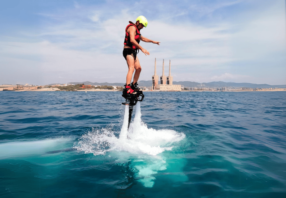 Flyboarding Experience - Flyboarding From Port Fòrum: How the “Superman” Flight Works