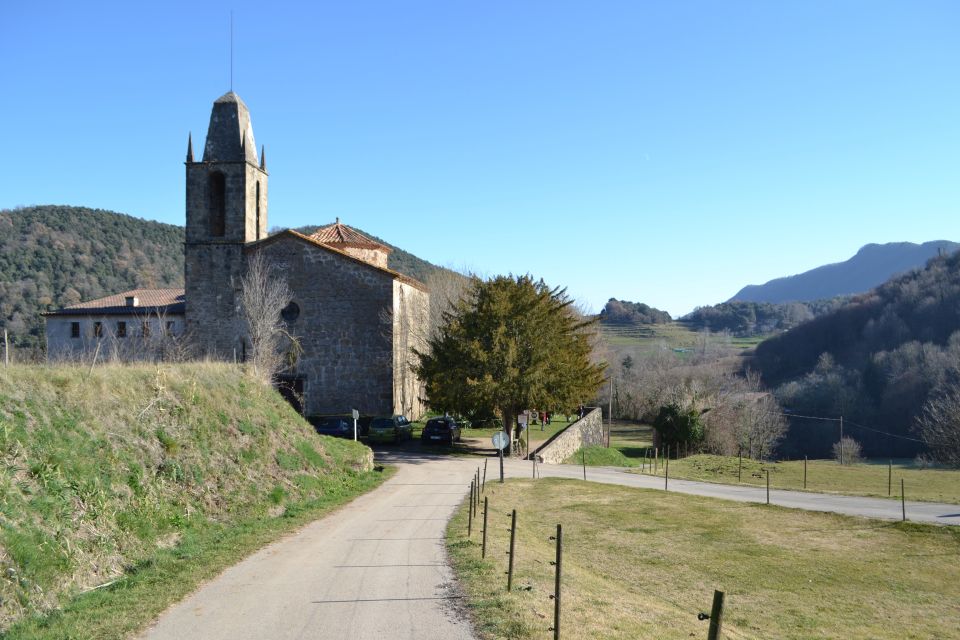 From Barcelona: Medieval Villages and Volcanic Hiking Tour - Sant Joan les Fonts: Romanesque church and a 12th-century medieval bridge