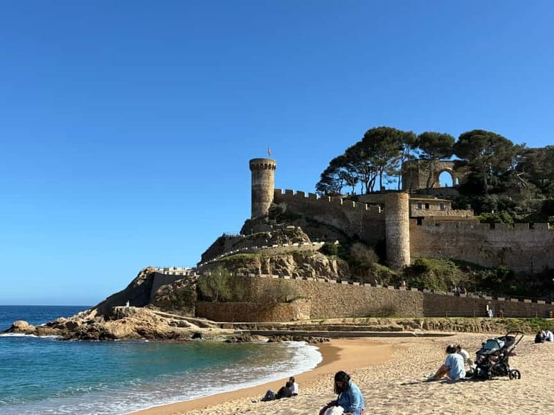 From Barcelona: Private Costa Brava Guided Tour - Tossa de Mar: medieval fortress views and narrow old-town lanes