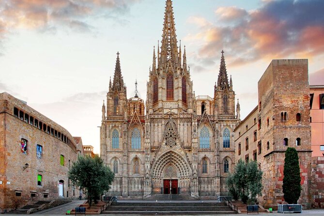 Full-Day Private Guided All Inclusive Barcelona Shore Excursion - Inside Barcelona Cathedral: Terrace Views and the Crypt