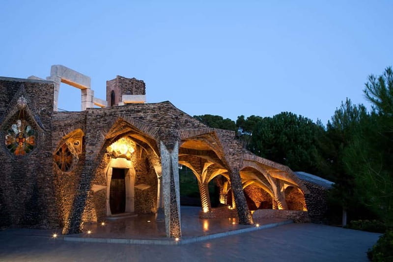 Highlights Guided visit to Gaudi's Crypt and Colonia Güell - Gaudí’s Crypt: the ideas that later shaped the Sagrada Familia