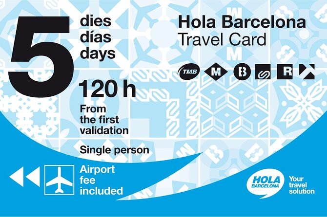 Hola Barcelona Travel Card - Using the pass for a smart 2-to-5-day Barcelona plan