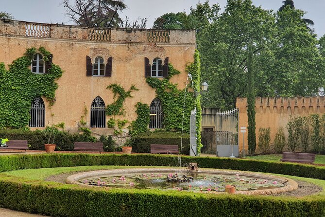 Horta Labyrinth Walking Tour in Barcelona - Palacio, tower, and heraldic water: the named stops that make the garden feel real