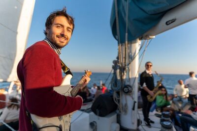 Jazz and Chill Out Sailing in Barcelona - Check-In at Portal de la Pau for Catamaran Orsom