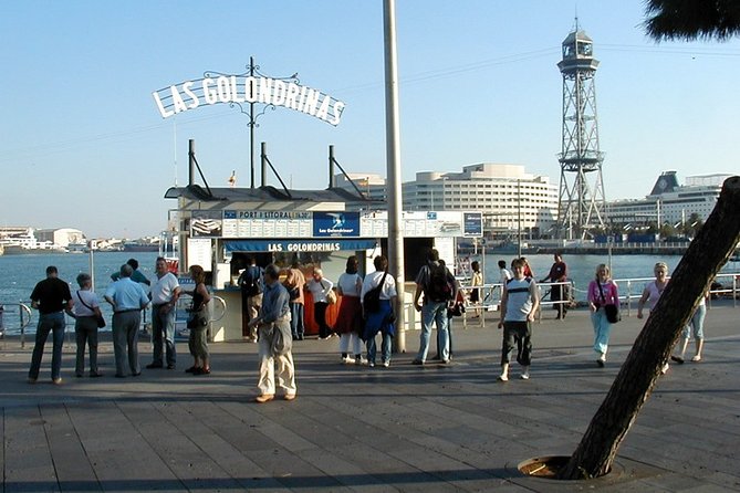 Las Golondrinas Barcelona 60-min Boat Tour - Audio guide on your phone: useful, but don’t forget headphones