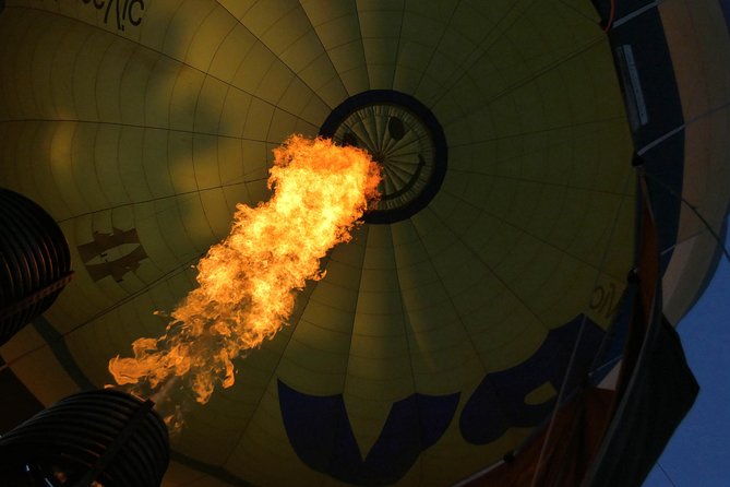 Montserrat Hot Air Balloon Flight from Barcelona - Landing, then the celebration: champagne, sweet wine, and cheese