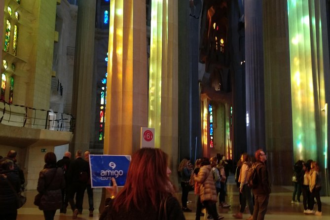 Montserrat Monastery and Sagrada Familia Tour with Liquor Tasting - Sagrada Familia: Basilica entry, stained glass, and symbolism