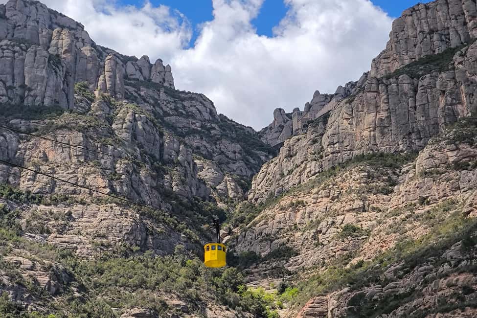 Montserrat Small Group Tour with Train and Cable Car - Cable Car Up: The Views You Can’t Replicate Later