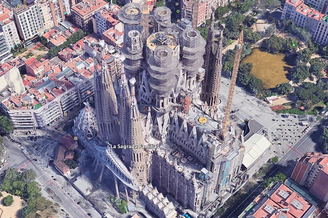 Online Experience: Zoom around panoramic Barcelona - Sagrada Família With Google Earth 3D: Design First, Name Second