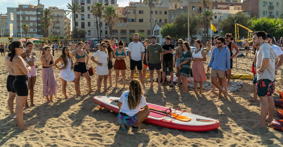 Paddlesurf Lesson in Barcelona - Your first attempts: learning balance at your own pace
