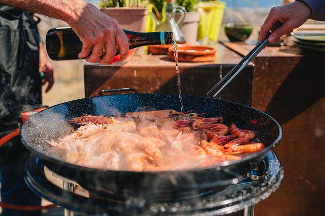 Paella Cooking Experience & Winery Tour from Barcelona - The Paella Cooking Class: Learn, Cook, Eat