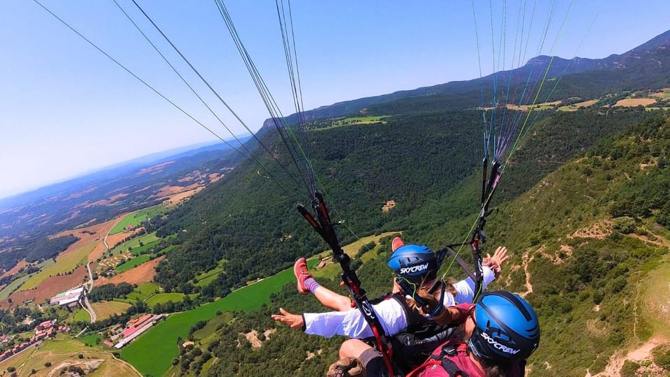 Paragliding: Experience the magic of flying near Barcelona. Report included - Practical timing: afternoon availability and weather-based changes