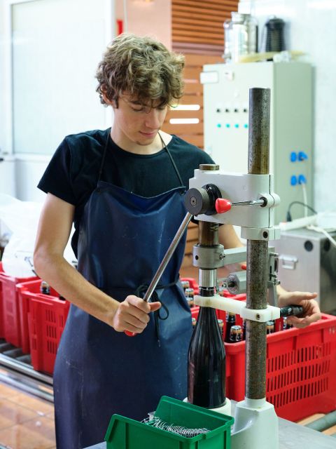 Penedès Vine to Wine: Personalized Cava taste&craft Workshop - Create your own Cava: choosing, disgorging, and finishing