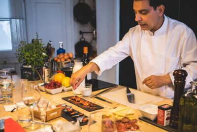 Premium Paella Cooking Class & 10 Spanish Tapas - Finding Just Royal BCN: the stair-climb you should plan for