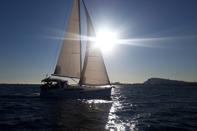 Private sailing and paddlesurfing tour with skipper up to 11 people - Stop 5: Parc del Fòrum From Sea Level (A Modern Break)