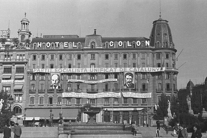 Private Tour Spanish Civil War & Franco's Dictatorship - Basilica de Santa Maria del Pi: an overlooked Civil War remnant in plain sight
