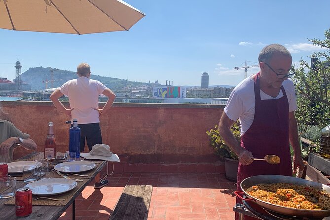 Rooftop Paella Seafood Cooking Class Experience in Barcelona - Beyond Paella: Sangria, Cava, and Gazpacho Building the Meal