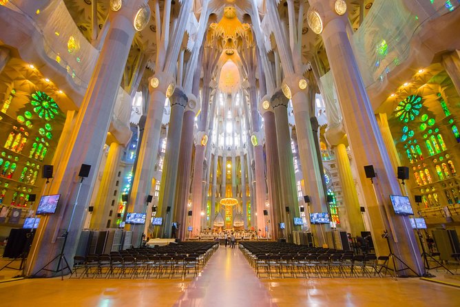 Sagrada Familia Private Tour in Barcelona - The inside experience: stained glass, stone columns, and geometry explained