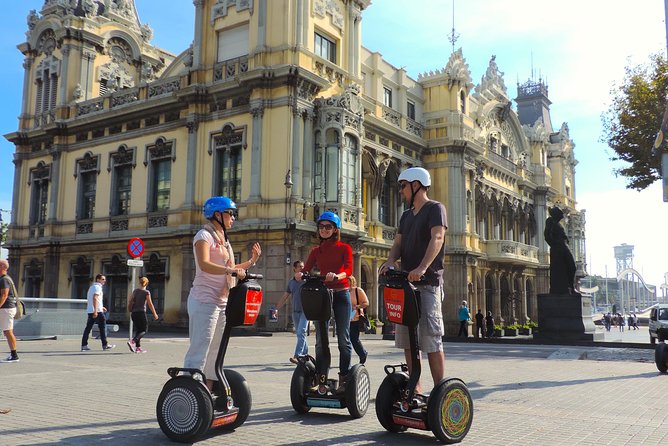 Segway Tour to Sagrada Familia views - Vila Olímpica del Poblenou and Port Vell: Olympic-Era Barcelona by the Water