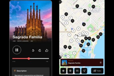 Self-Guided Tours Barcelona: 150+ Captivating Audio Stories - How the Web App Works in Barcelona (Map, Start/Stop, One-Step Access)