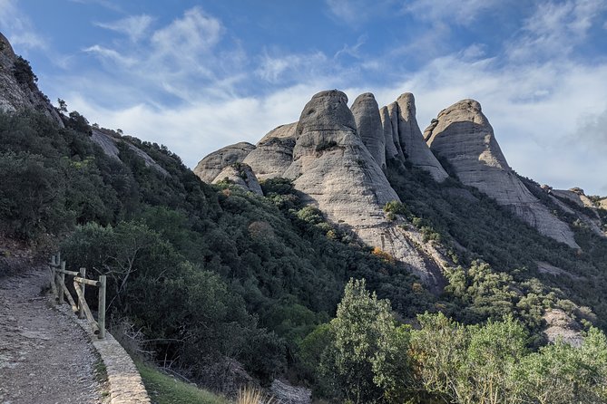 Semi-Private Montserrat Monastery, Funicular & Scenic Nature Walk - Hiking Montana de Montserrat: mostly downhill, still step-heavy